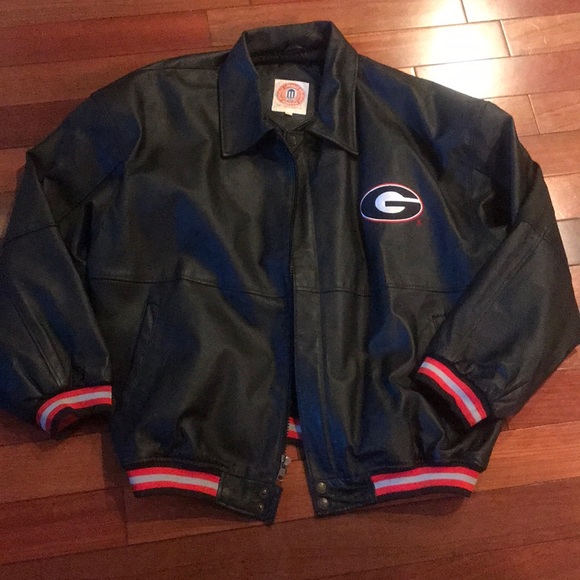 Other - Leather Georgia Bulldog Coat